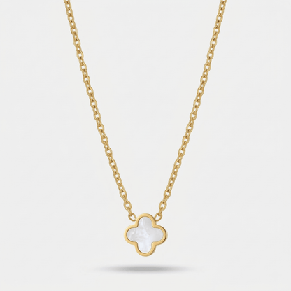 Collar Clover Blanco