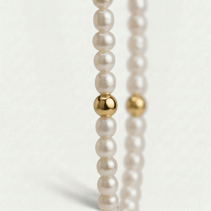 Choker Perlas y Oro