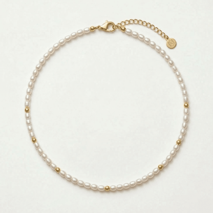 Choker Perlas y Oro