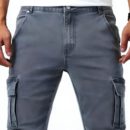 Pantalón Cargo Stretch Marino